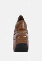 Gilliam High Platform Wedge Loafers