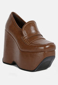 Mocassins compensés Gilliam High Platform
