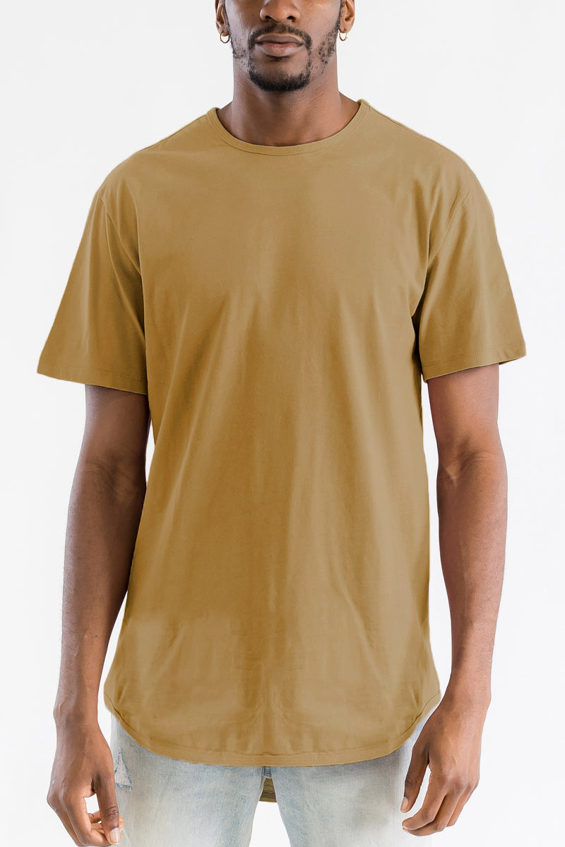 Men's Classic Scallop Long Tee Shirts