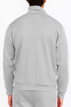 Stacked Flare Track Jacket with Side Piping & Zip Pockets