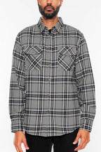Men's Brushed Flannel Shirt – Cotton Blend