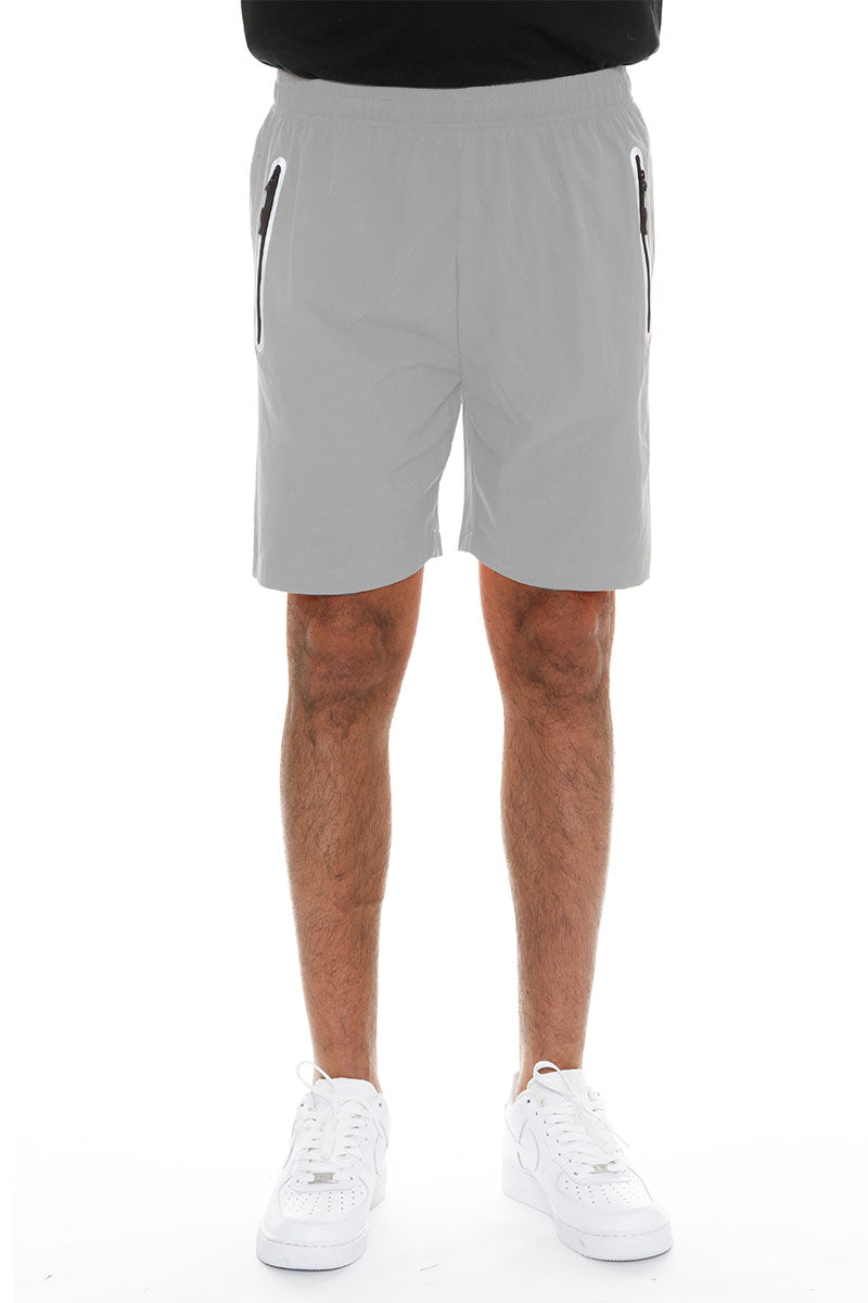 Men's Performance Running Shorts with Zippered Pockets