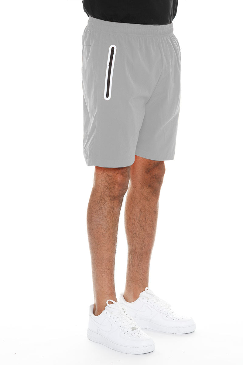 Men's Performance Running Shorts with Zippered Pockets