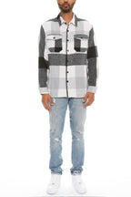 Soft Flannel Shacket | Brushed Checkered Long Sleeve