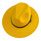 Belt Band Pointed Fedora Hat