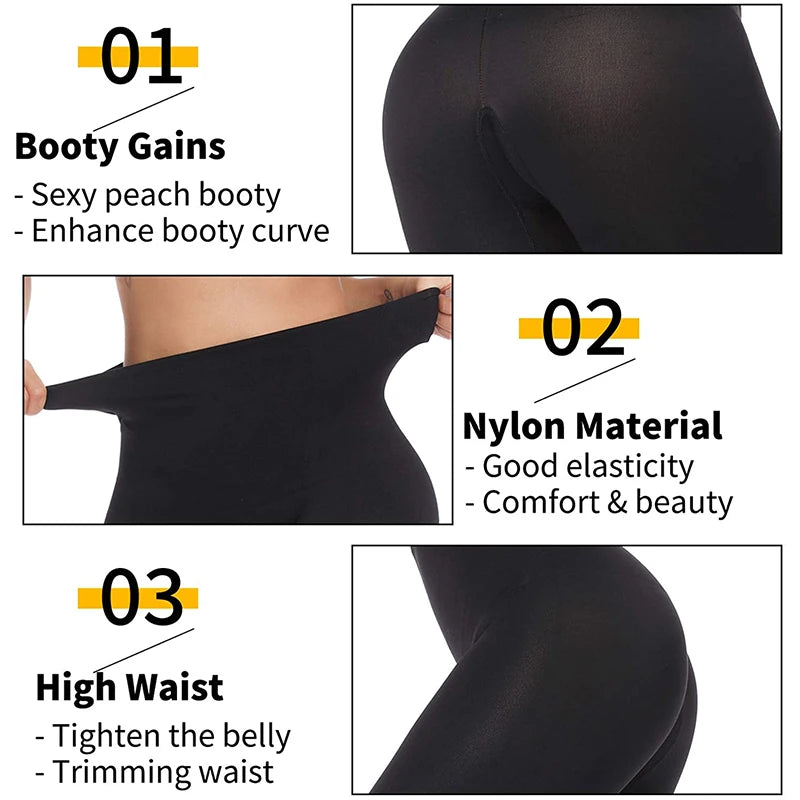 High Waist Tummy Control Shapewear Panties, Thigh Slimmer