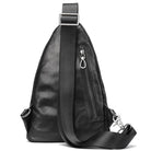 Design Men's Chest Bag Natural Cow Skin Summer Riding Crossbody - VacationGrabs