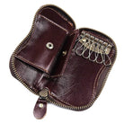 Leather Keycase Key Holder for Car Key Bag Cowhide Coin Wallet - VacationGrabs