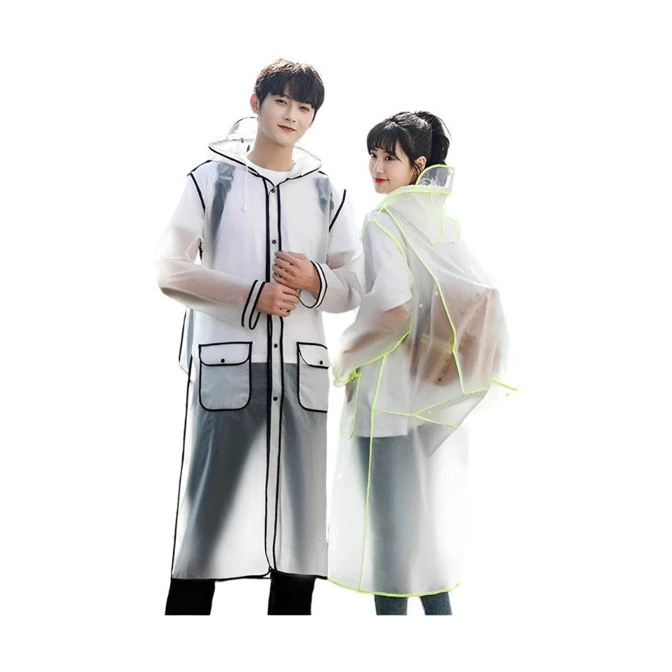 Transparent Raincoats Waterproof Rainwear Backpack - VacationGrabs