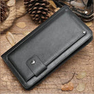 Leather Men’s Wallet with Phone Clutch, Card & Money Holder - VacationGrabs