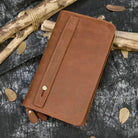 Top Grade Men's Genuine Leather Day Clutch | Crazy Horse Wallet - VacationGrabs