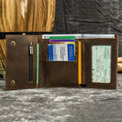 Hot Fashion Short Wallet for Men with Iron Chain Coin Card Holder - VacationGrabs