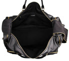 60cm High Capacity Genuine Leather Travel Duffle for Men Weekend Bag - VacationGrabs