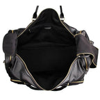 60cm High Capacity Genuine Leather Travel Duffle for Men Weekend Bag - VacationGrabs