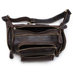 Genuine Leather Waist Bag – Vintage Men's Belt Pack