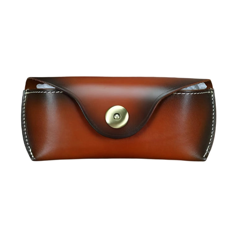 Luxury Leather Sunglass Cases Full Grain Eyeglass Case for Men & Women - VacationGrabs