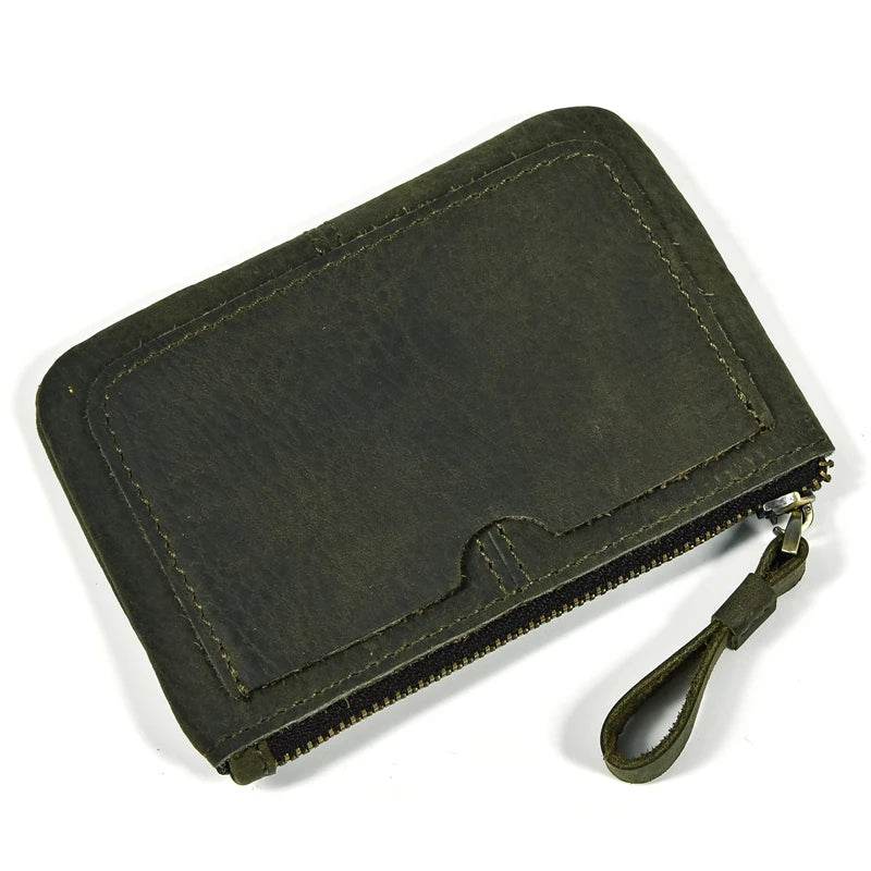 Men’s Leather Phone Pouch Handbag Mobile Wallet with Wrist Strap - VacationGrabs