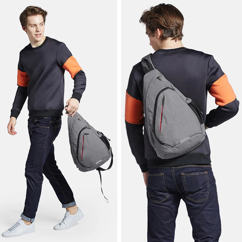 USB Charging Crossbody Bag — Water-Resistant Travel Sling