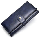 Luxury Designer Leather Notecase Clutch for Evening Party - VacationGrabs