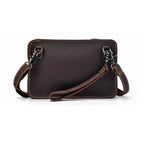 Leather Clutch Bag iPad Tablet Cover Bag with Shoulder Strap - VacationGrabs