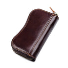 Leather Keycase Key Holder for Car Key Bag Cowhide Coin Wallet - VacationGrabs