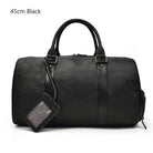 Natural Cowskin Waterproof Men’s Leather Weekend Overnight Bag - VacationGrabs