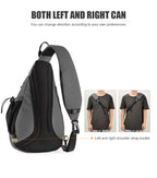 USB Charging Crossbody Bag — Water-Resistant Travel Sling