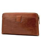 Large Capacity Cowhide Mobile Phone Bag Genuine Leather Clutch Purse - VacationGrabs