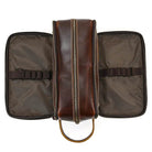 Genuine Leather Toiletry Bag for Men and Women - VacationGrabs