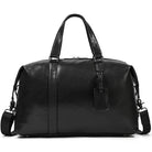 Latest Design Black Leather Travel Duffle Bag for Men & Women - VacationGrabs