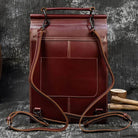 High Fashion Leather Backpack for Men & Women, School Bag - VacationGrabs