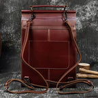 High Fashion Leather Backpack for Men & Women, School Bag - VacationGrabs