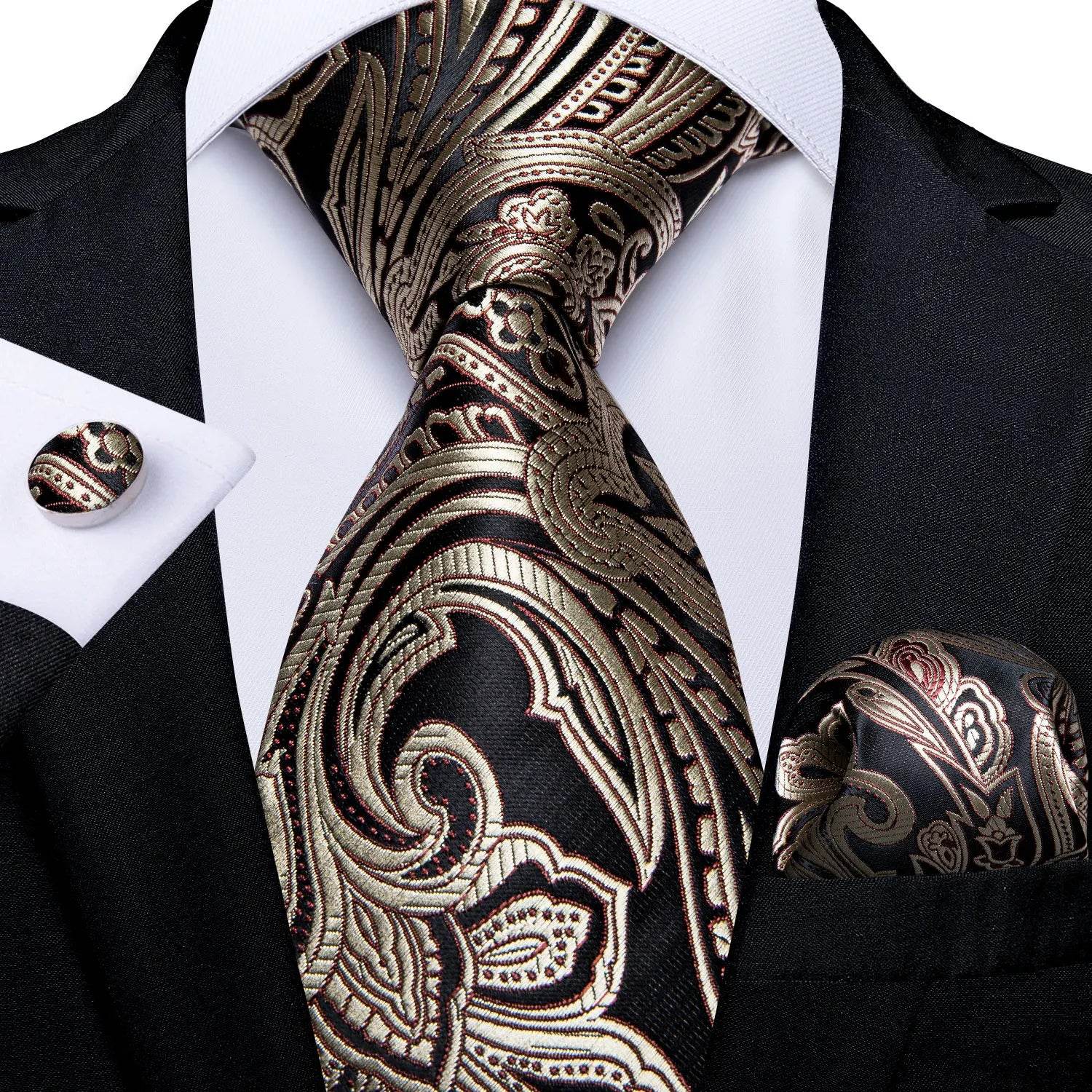 Striking Silk Tie Sets for Men - VacationGrabs