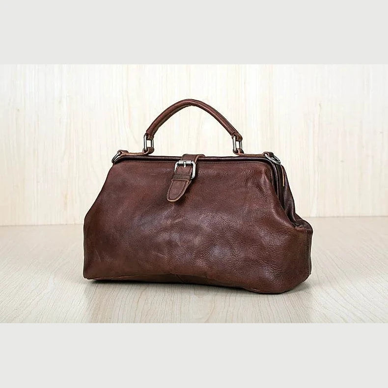 Luxury Genuine Leather Handbag Anti-Theft Shoulder Bag - VacationGrabs