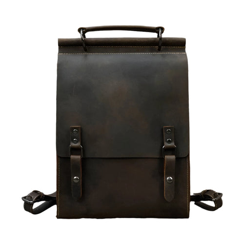 High Fashion Leather Backpack for Men & Women, School Bag - VacationGrabs