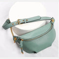 Fashion Leather Fanny Pack for Women Travel Outdoor Waist Bag - VacationGrabs