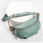 Fashion Leather Fanny Pack for Women Travel Outdoor Waist Bag - VacationGrabs