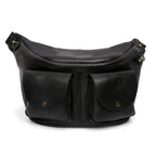 Large Chest Bag Genuine Leather Crossbody Sling Outdoor Bag Men - VacationGrabs