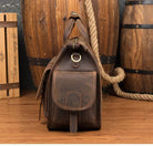 Top Grade Men’s Leather Briefcase with Shoulder Strap Handbag - VacationGrabs