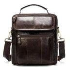 Casual Leather Shoulder Bag for Men Crossbody Messenger Handbag - VacationGrabs