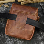 Genuine Leather Shoulder Waist Bag – Anti-Theft Crossbody Phone - VacationGrabs