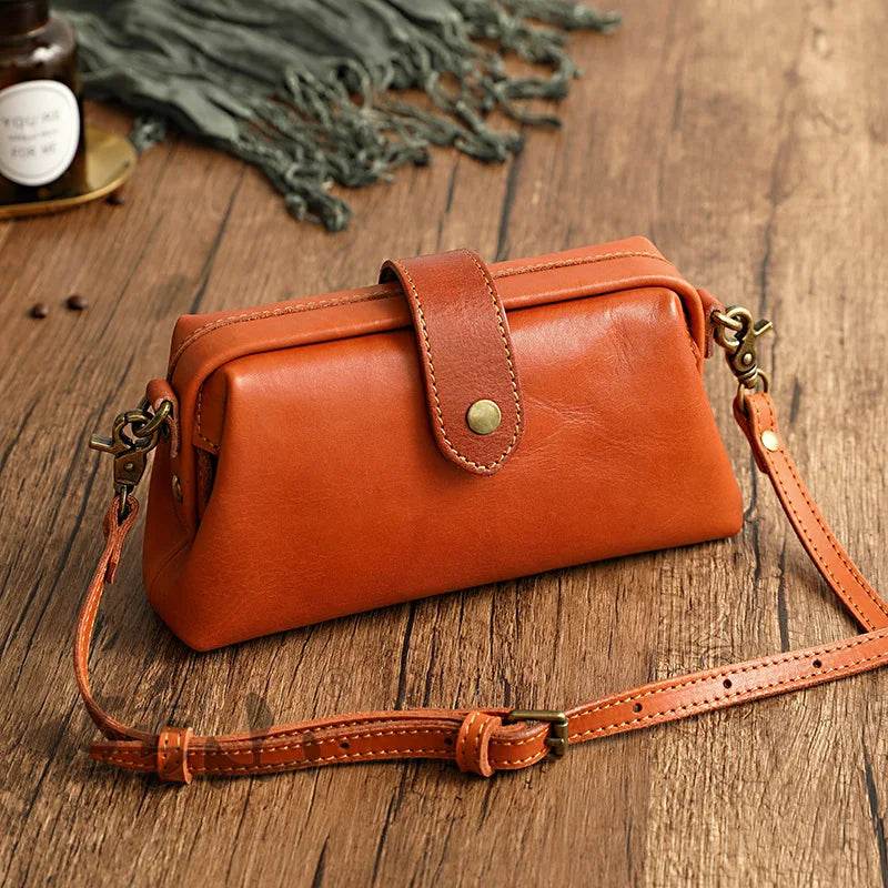 Fashionable Women’s Crossbody Bag Small Genuine Leather Bag - VacationGrabs
