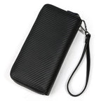 Luxury Double Zipper Leather Wallet for Men & Women with Coin Pouch - VacationGrabs