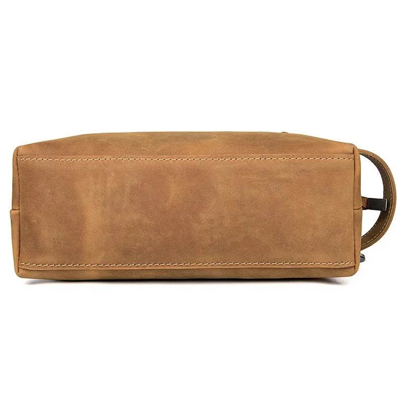 Vintage Crazy Horse Storage Clutch for Men & Women - VacationGrabs