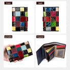 Fashionable Women’s Colorful Leather Wallet Clutch Card Holder - VacationGrabs