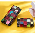 Fashionable Women’s Colorful Leather Wallet Clutch Card Holder - VacationGrabs