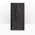 Fashion Genuine Leather Long Wallet 3D Dragon Embossed Men’s Purse - VacationGrabs