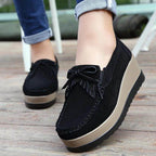 Suede Tassel Fringe Loafers Moccasins - VacationGrabs