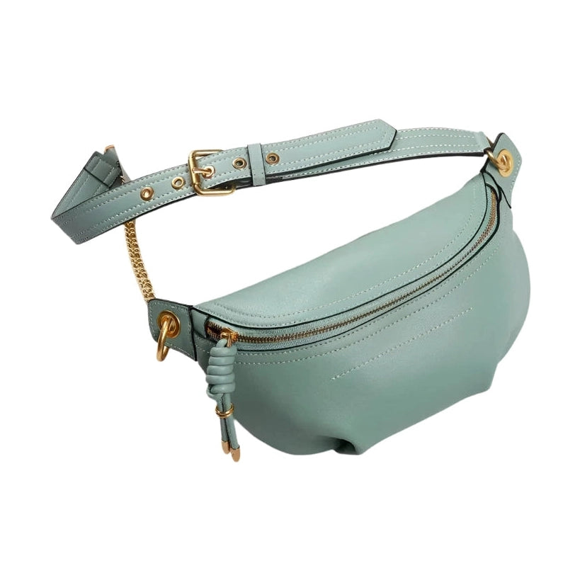 Designer Leather Fanny Pack Waist Bag for Women Fashion Belt Bag - VacationGrabs