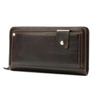Leather Men’s Wallet with Phone Clutch, Card & Money Holder - VacationGrabs